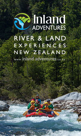 INLAND ADVENTURES West Coast near Greymouth slogan image